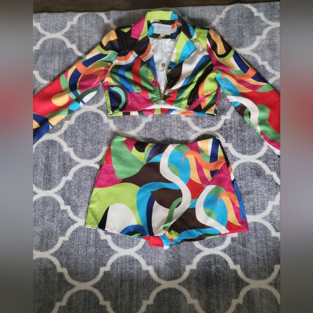 Spencer Multi- Color Printed Set - Picture 3 of 4